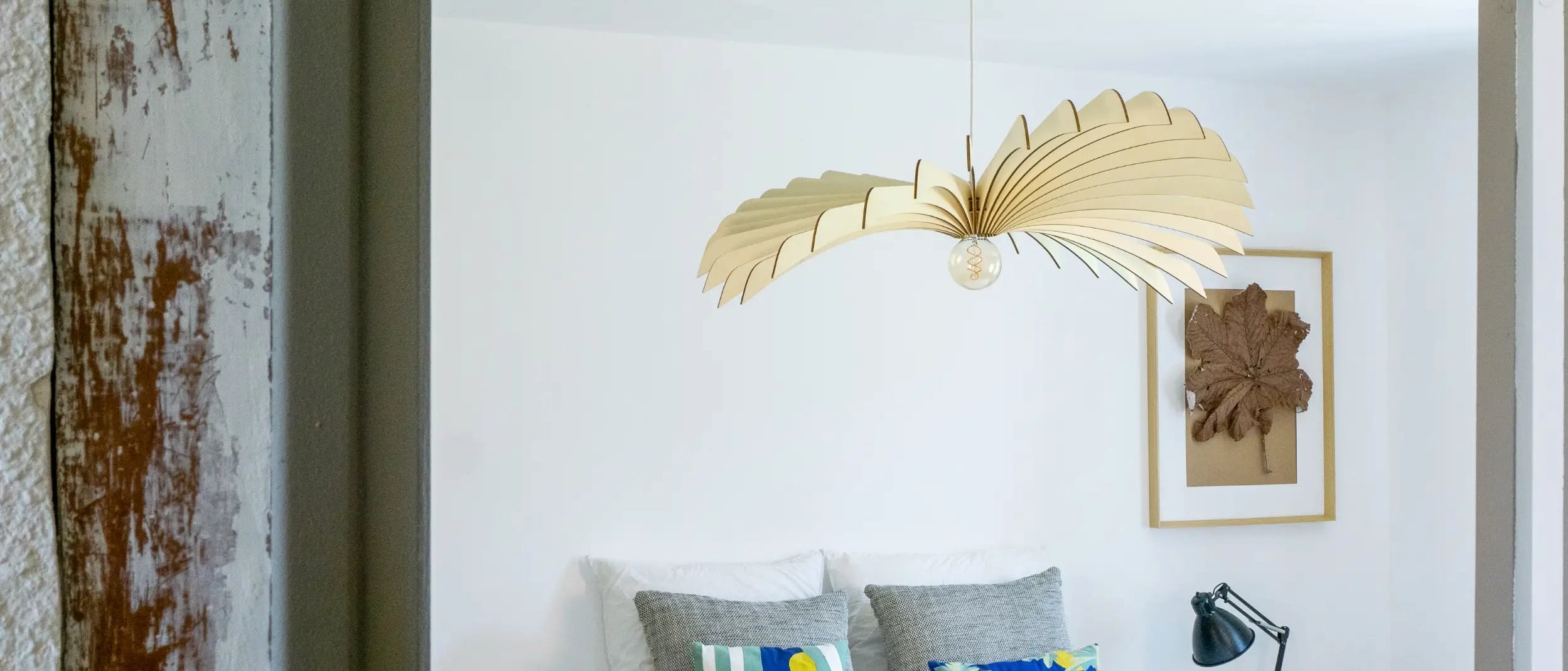 Suspension Aigle XXL en bois - Atelier Loupiote