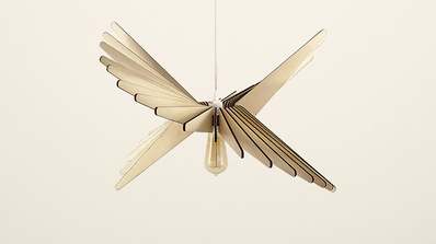 Luminaire en bois design - Atelier Loupiote