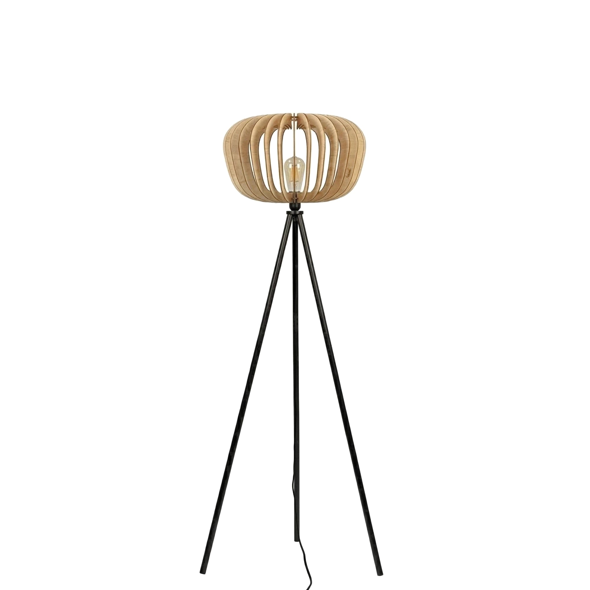 Agathe teinté Chêne | Lampadaire