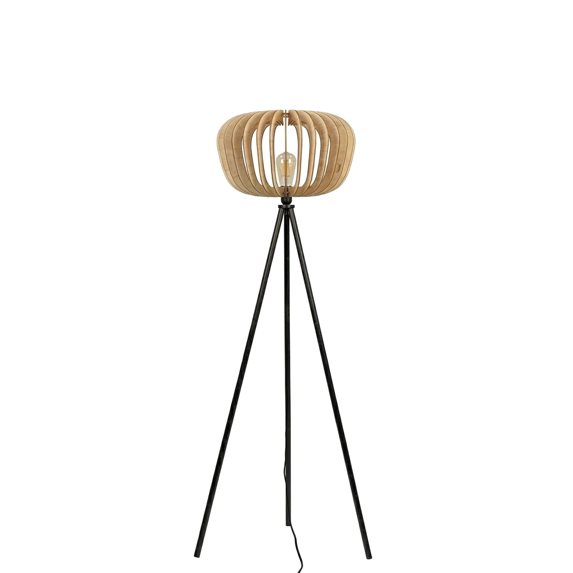 Agathe teinté Chêne | Lampadaire