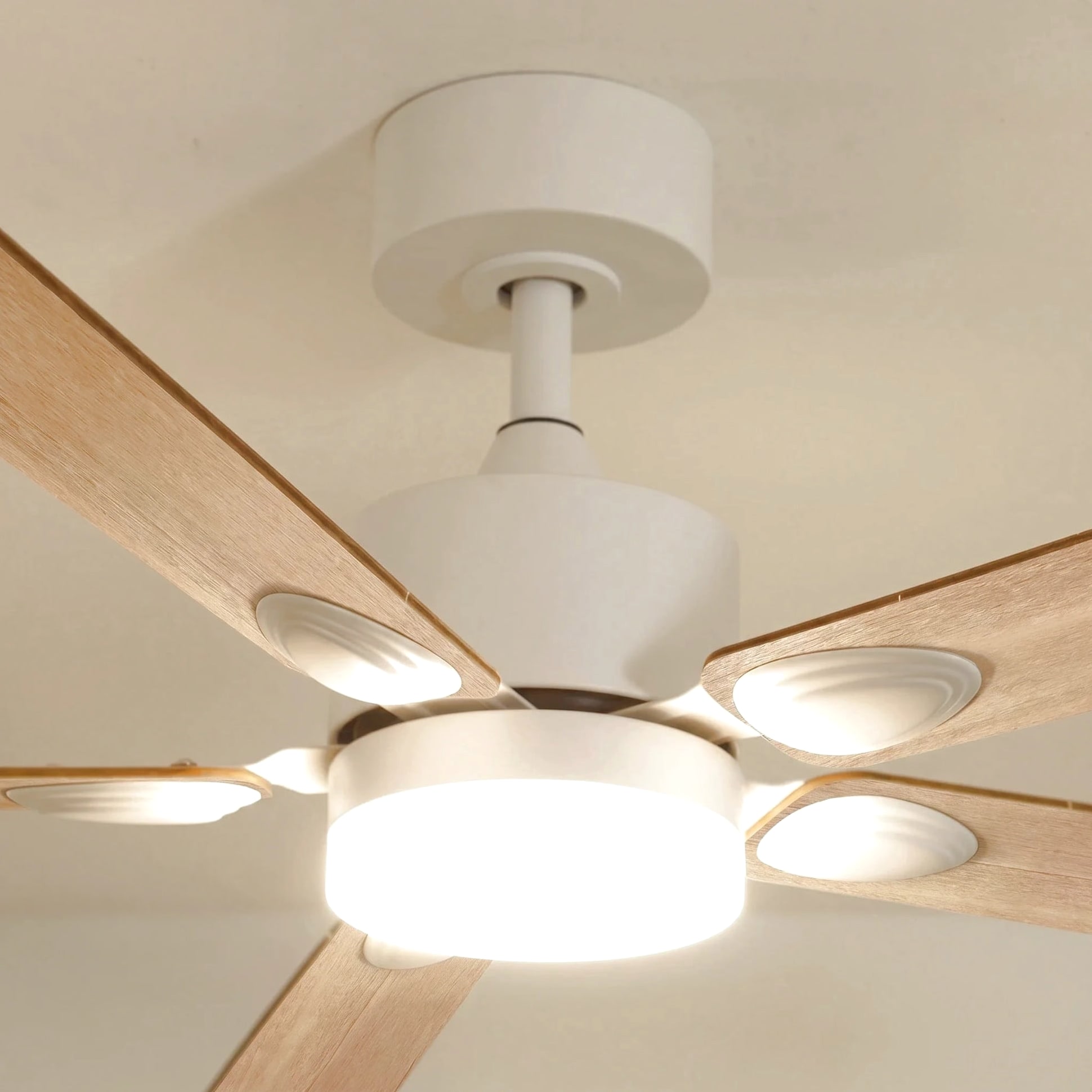 Mistral teinté Chêne | Ventilateur de plafond