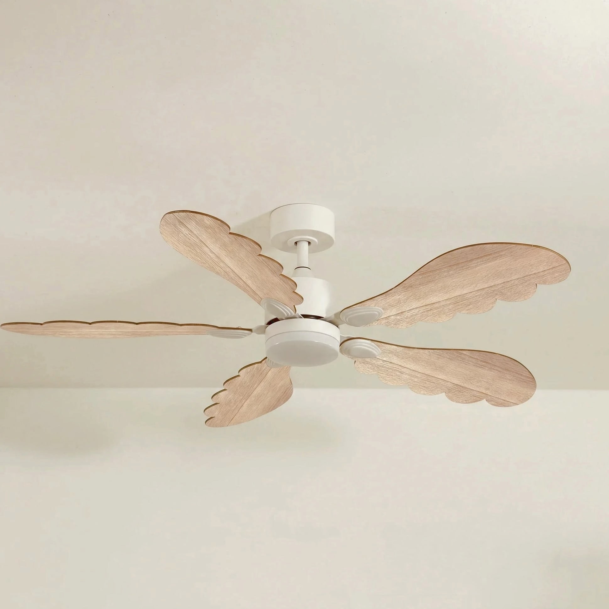 Plume teinté Chêne | Ventilateur de plafond