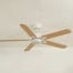 Zéphyr teinté Chêne | Ventilateur de plafond
